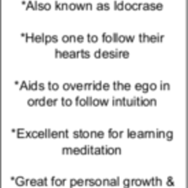 Vesuvianite (Idocrase) - Tumbled Smooth