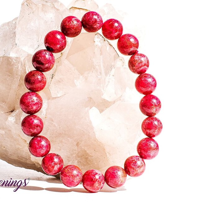 Rhodonite (AAA Grade) Bracelet - 10-12mm