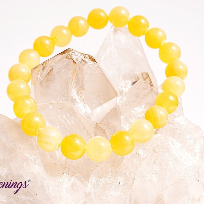 Yellow Calcite Bracelets - 8mm