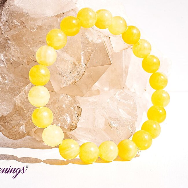Yellow Calcite Bracelets - 8mm