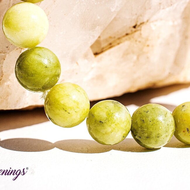 Green Serpentine Bracelet - 8mm