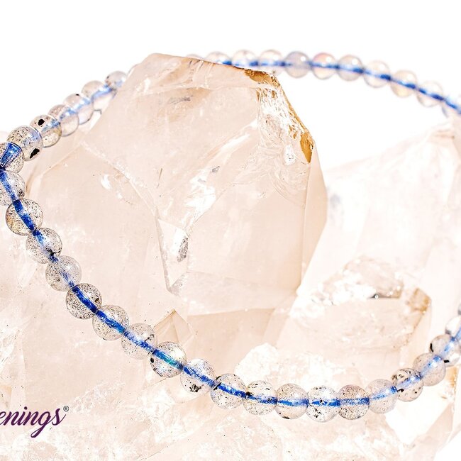 Blue Labradorite Bracelets - 3-4mm Mini