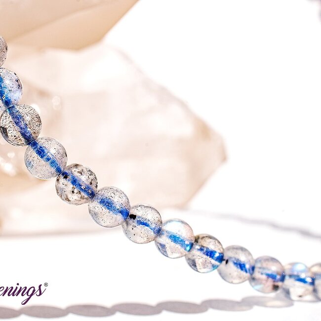 Blue Labradorite Bracelets - 3-4mm Mini