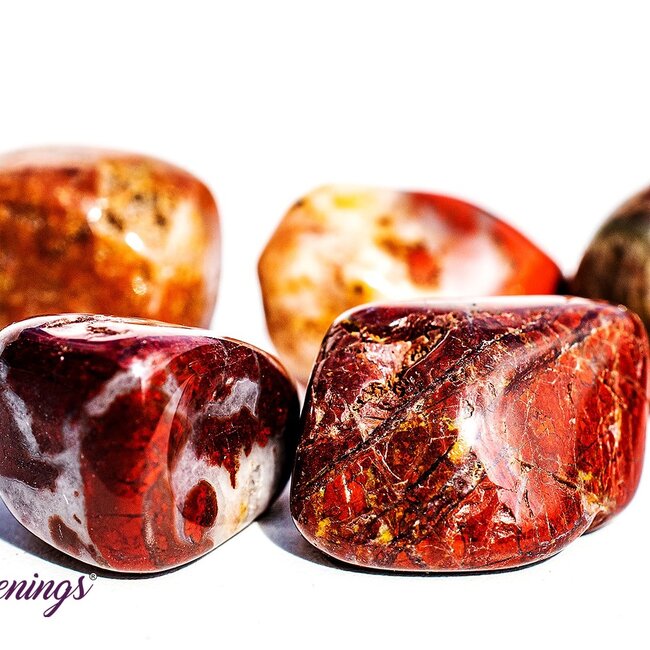 Brecciated Red Jasper - Tumbled