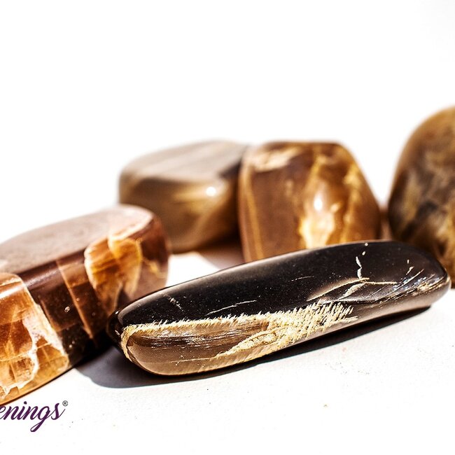 Black Moonstone - Tumbled