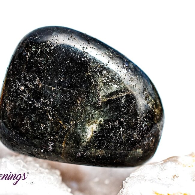 Black Labradorite (Larvikite) - Tumbled