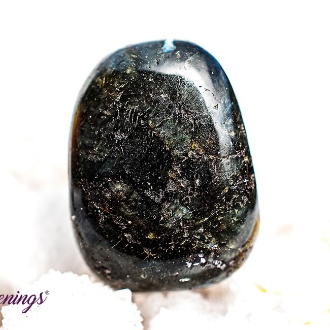 Black Labradorite (Larvikite) - Tumbled