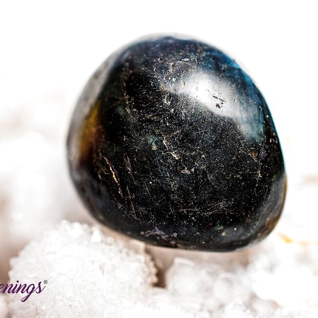 Black Labradorite (Larvikite) - Tumbled