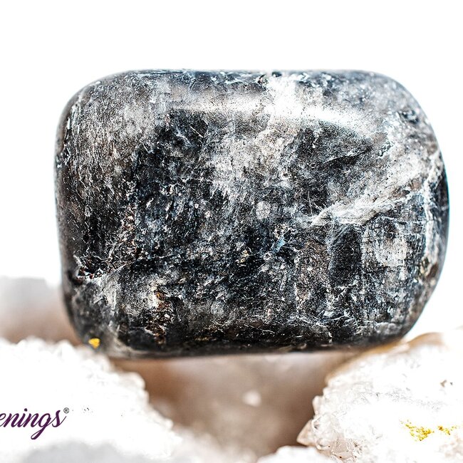 Black Labradorite (Larvikite) - Tumbled