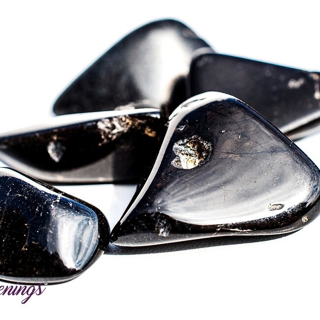Black (Galaxy) Jasper - Tumbled