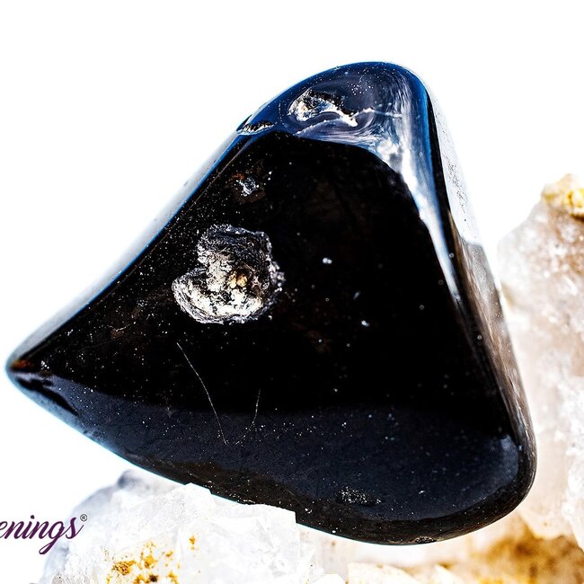 Black (Galaxy) Jasper - Tumbled