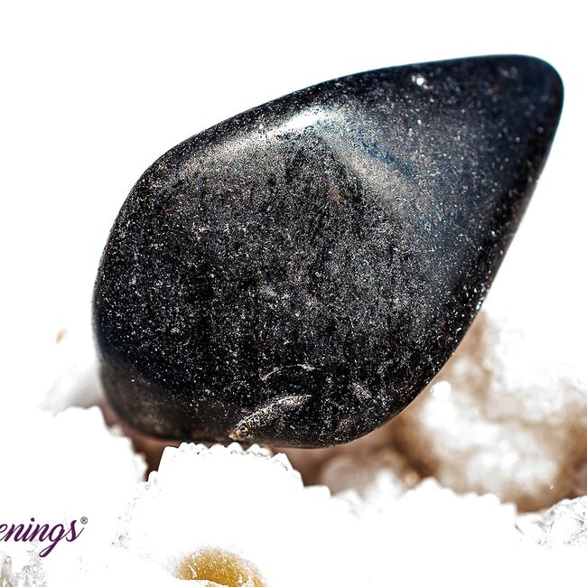 Black (Galaxy) Jasper - Tumbled