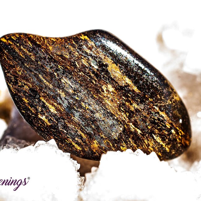 Bronzite (Enstatite Axinite) - Tumbled