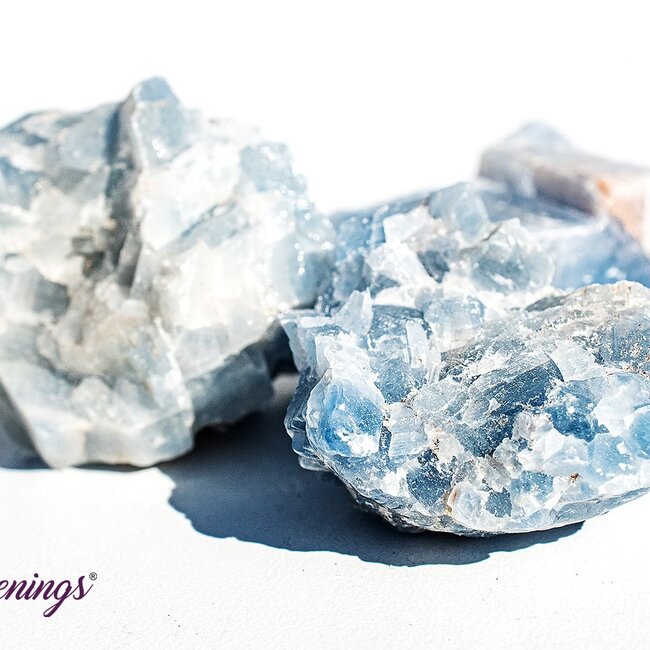 Blue Calcite - Medium Rough Raw Natural (1-2")