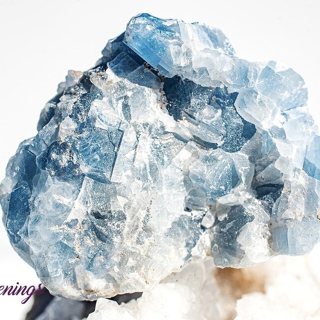 Blue Calcite - Medium Rough Raw Natural (1-2")