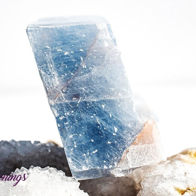 Blue Calcite - Medium Rough Raw Natural (1-2")