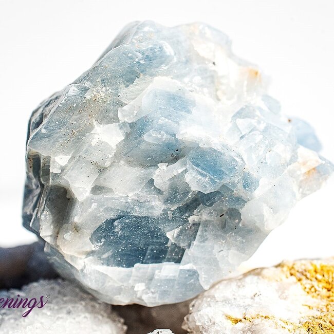 Blue Calcite - Medium Rough Raw Natural (1-2")