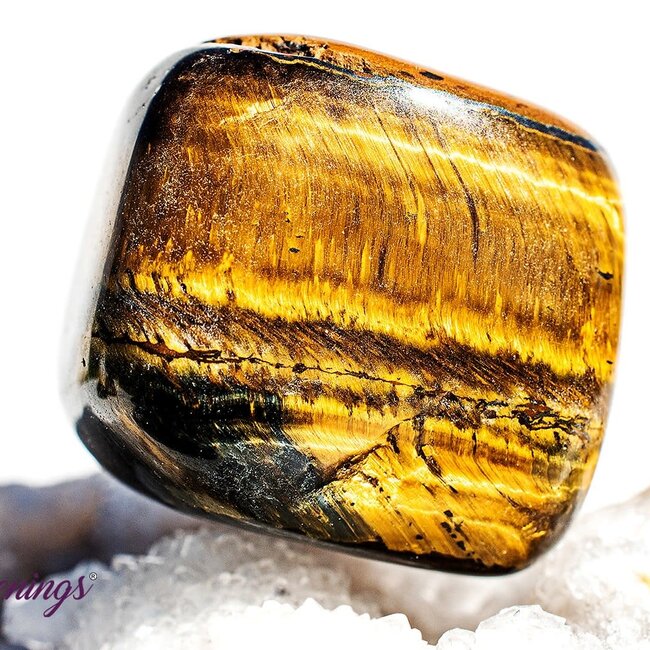 Blue Tigers Eye (Hawks Eye) - Tumbled