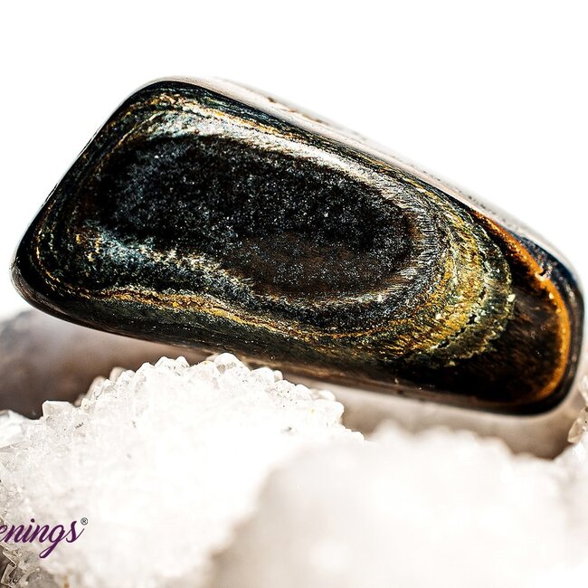 Blue Tigers Eye (Hawks Eye) - Tumbled