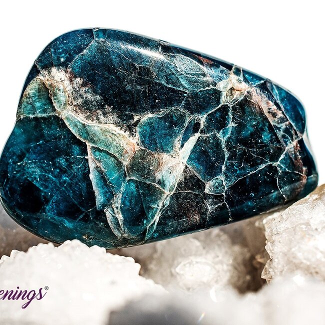 Blue Apatite - Tumbled