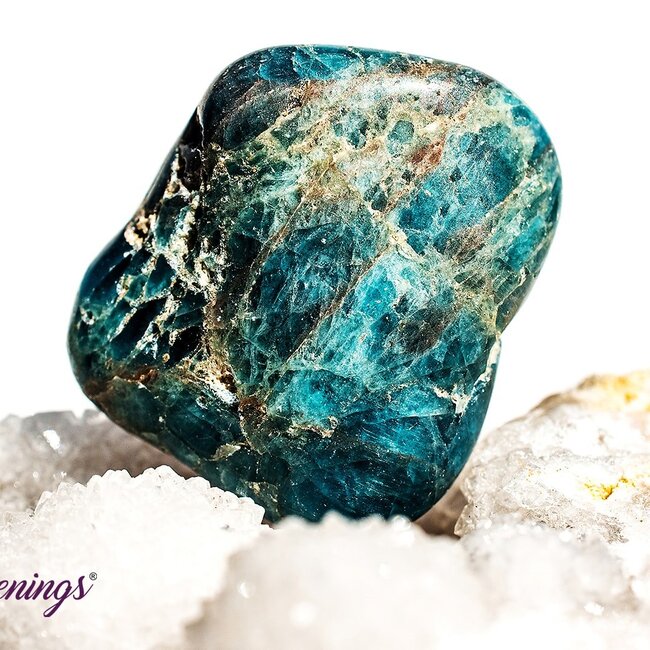 Blue Apatite - Tumbled
