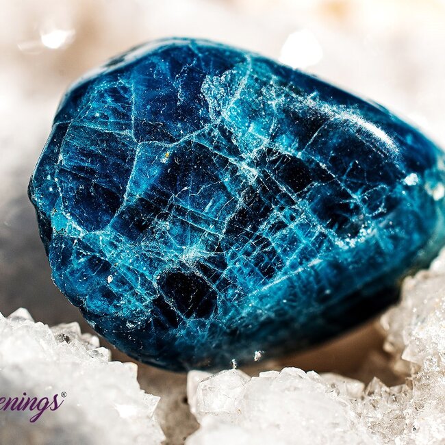 Blue Apatite - Tumbled