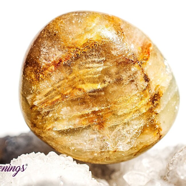 Lemurian (Lumerian) Aquatine Blue Calcite - Tumbled Smooth