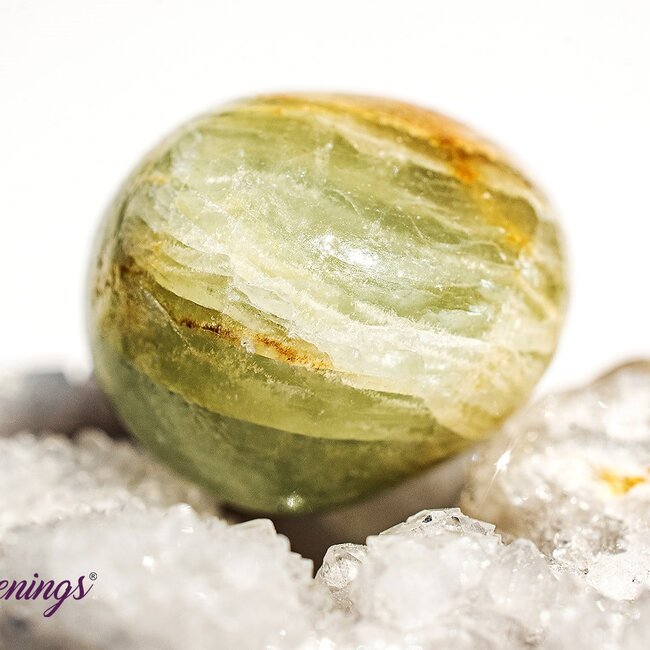 Lemurian (Lumerian) Aquatine Blue Calcite - Tumbled Smooth