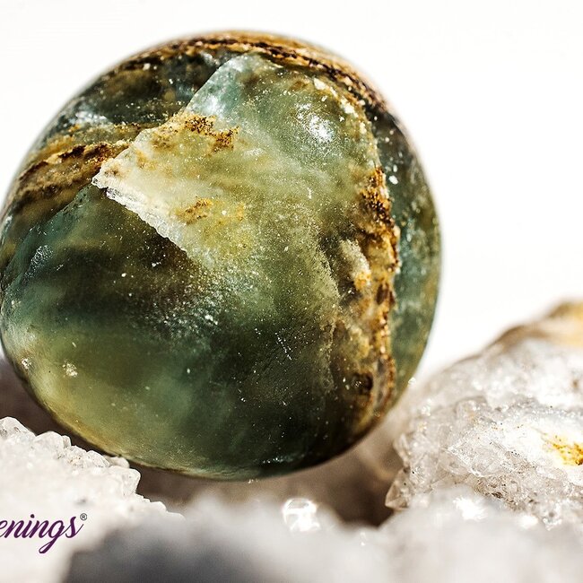 Lemurian (Lumerian) Aquatine Blue Calcite - Tumbled Smooth