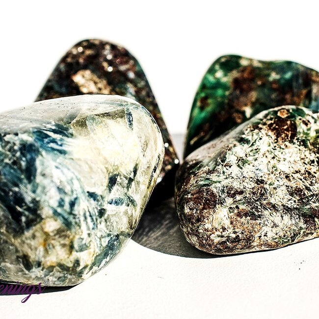 Blue & Green Kyanite - Tumbled Smooth