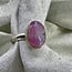 Pink Moonstone Ring-Size 6 Oval Sterling Silver