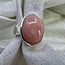 Pink Opal Size 6.5 Oval Ring-Sterling Silver