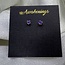 Amethyst Earrings -3mm Faceted Studs - Sterling Silver Gemstone Jewelry
