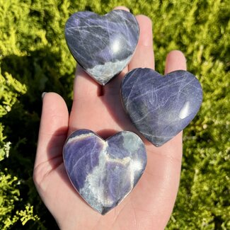 Purple Violet Opal Heart- Medium (Morado Opal, Opal Royale, Violet Flame Opal)