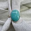 Turquoise Ring-Size 8 Oval-Sterling Silver