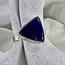 Sodalite Ring-Size 7 Triangle Sterling Silver