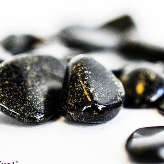 Midnight Lemurian (Lumerian) Jade - Tumbled Small