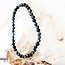 Snowflake Obsidian Bracelet- 4mm