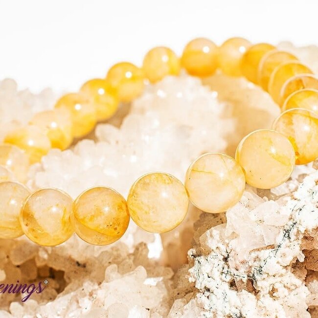 Golden Healer (Yellow Hematoid) Quartz Bracelets - 8 - 9mm