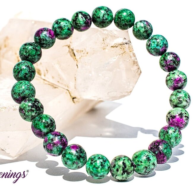Ruby Zoisite (Anyolite) Bracelets - 8mm