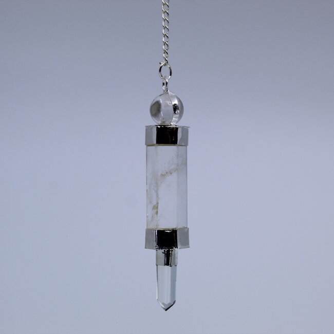 Clear Quartz with Clear Quartz Point Pendulum Awakenings
