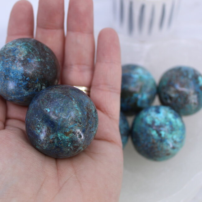 Shattuckite Sphere Orb - 35mm (1.50")