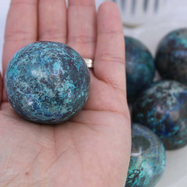 Shattuckite Sphere Orb - 40mm (1.75")