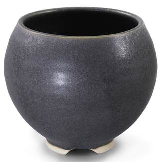 Incense Stick Burners Holders - Grey Iron Ceramic Bowl with Powder Alter Ash