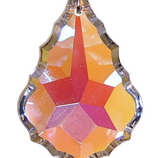 Crystal Prism Suncatcher Window Mirror Crystal-Aura Antique Teardrop Faceted -30mm Sun Catcher