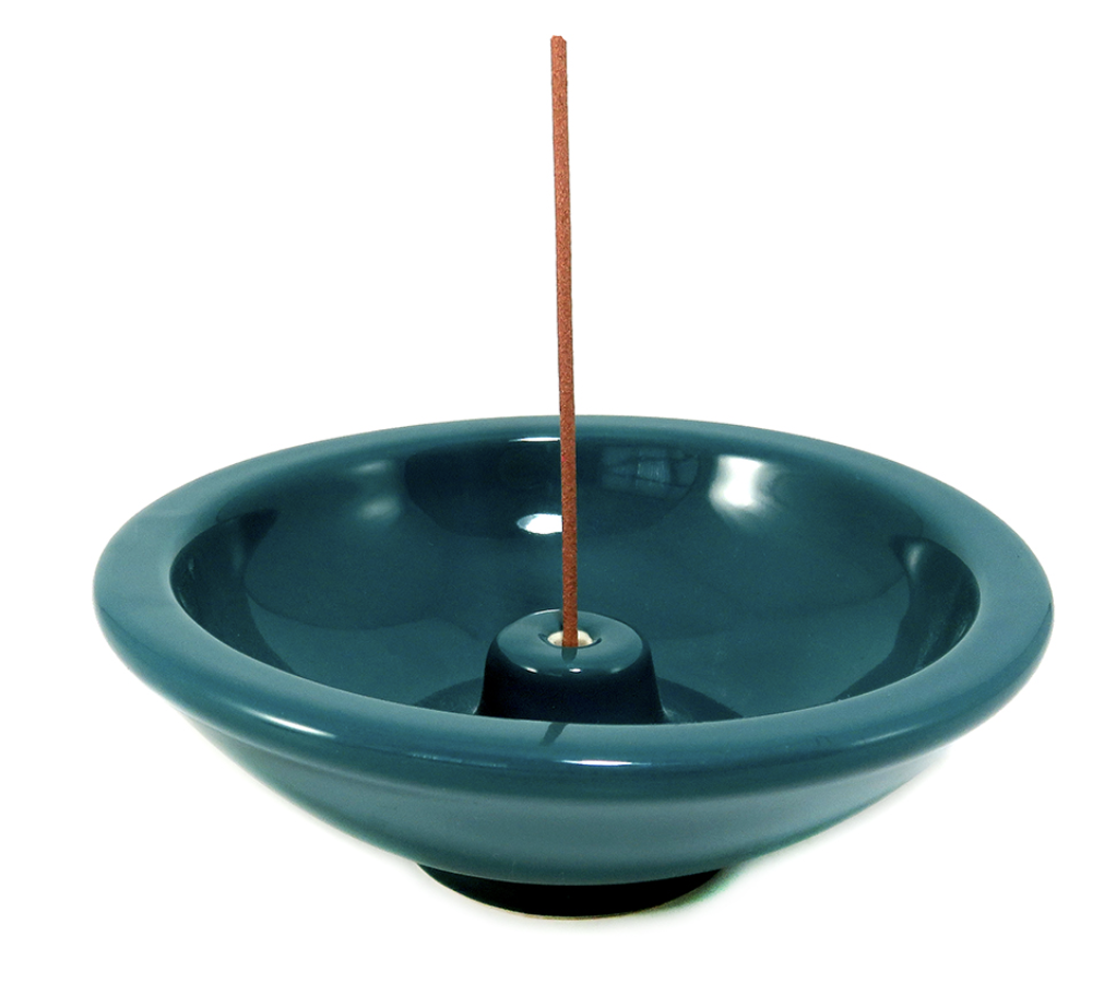 Incense Stick Burner 4.5" WheelTeal