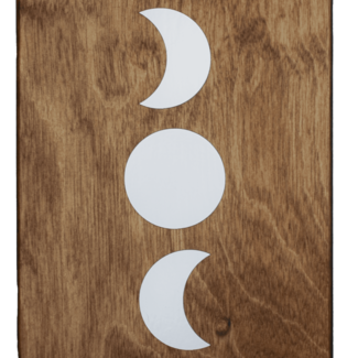 Moon Phases-Wall Plaque Foil Accent