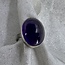 Amethyst Size 8 Oval Ring-Sterling Silver