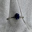 Blue Kyanite Rings -Size 6 Oval Faceted Prong Claw Set - Sterling Silver