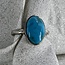 Turquoise Ring-Size 6 Oval Sterling Silver